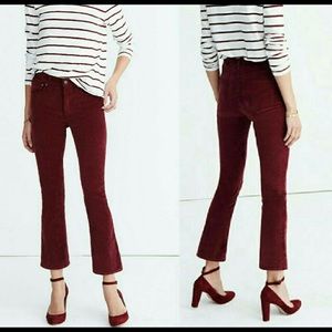 Madewell Cali Demi Boot Cabernet Velvet 26